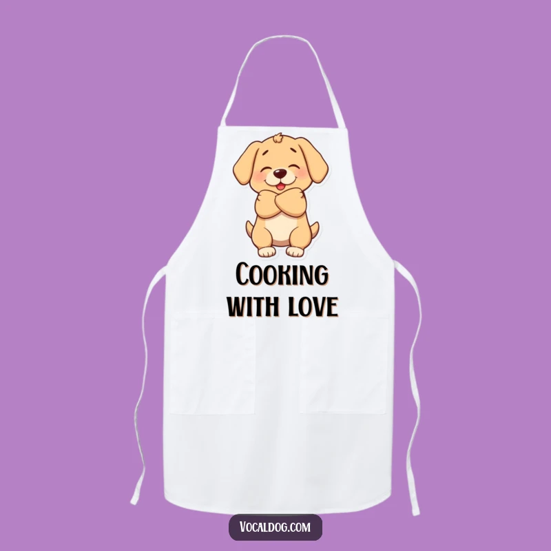 Funny Dog Hug Apron: Cook Up Cuddles with a Hilarious Pup