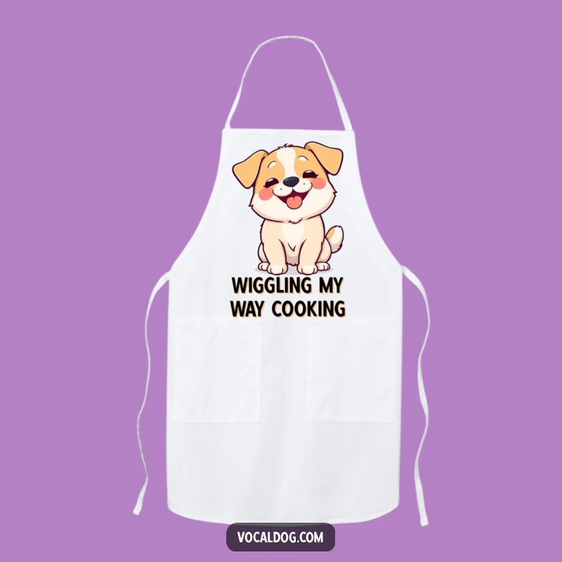 Funny Wiggling Dog Body Apron - Cook with Pure Happiness