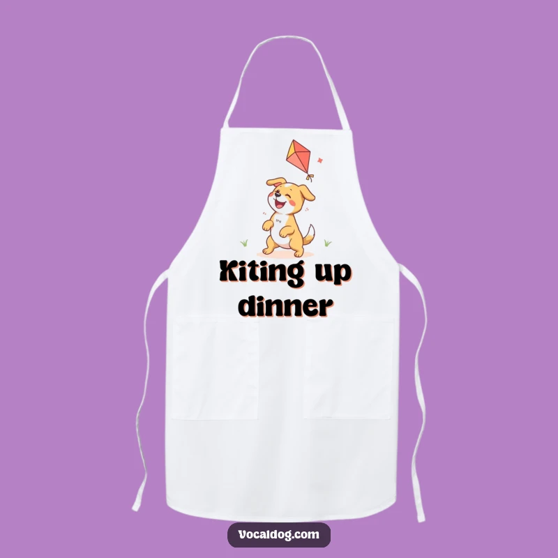 Funny Dog Kite Apron: Cook with Joy, Hilarious Outdoor Kitchen Gift