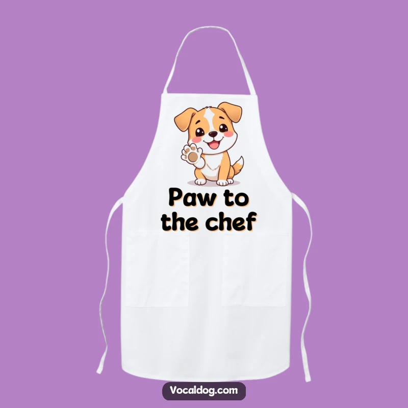 Funny Dog Paw Apron: Cook with Friendship, Hilarious Kitchen Gift