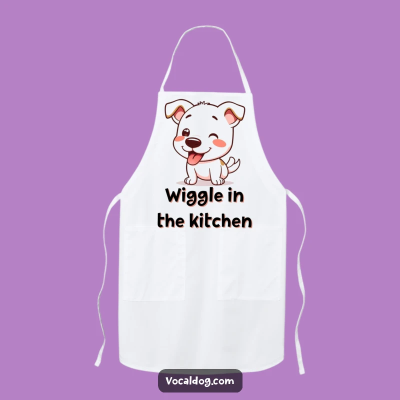 Funny Dog Wiggle Apron: Cook with Joy, Hilarious Kitchen Gift