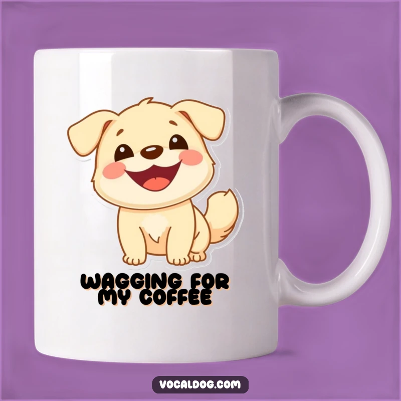 Funny Cheerful Dog Mug: Hilarious Happy Pup Gift for Daily Smiles