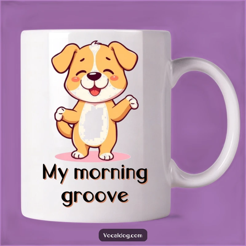 Funny Dancing Dog Mug - Happy Paws Jig, Perfect Gift for Dog Lovers