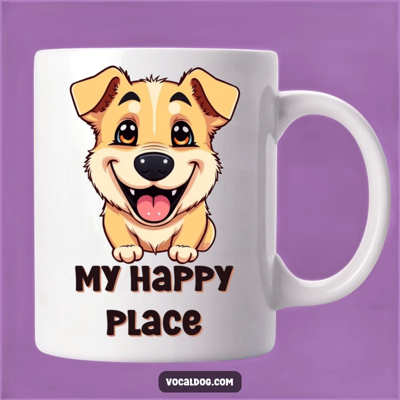Funny Dog Goofy Grin Mug: Happiness in Every Sip!