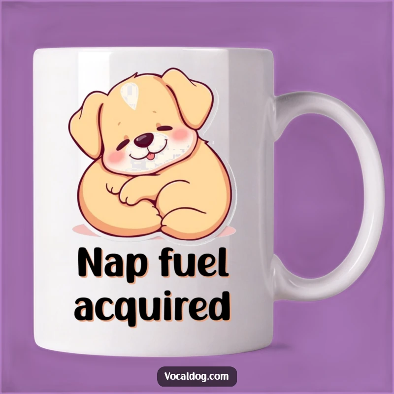 Funny Dog Mug: Content Sigh Comfort, Relaxing Pup, Perfect Cozy Gift