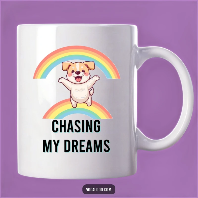 Funny Dog Rainbow Leap Mug: A Joyful, Colorful, and Hilarious Gift for Dog Lovers