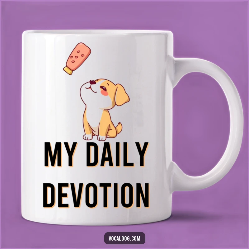 Funny Dog Treat Adoration Mug: Hilarious Gift for the Treat-Obsessed Pup Lover