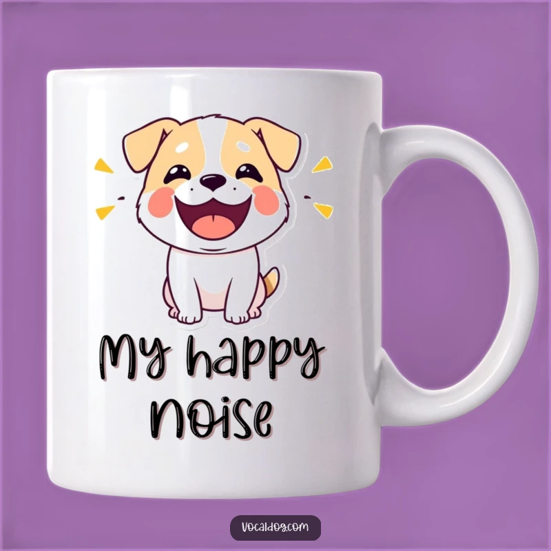 Funny Dog Happy Sounds Mug: Expressive, Joyful, and a Hilarious Gift for Dog Lovers
