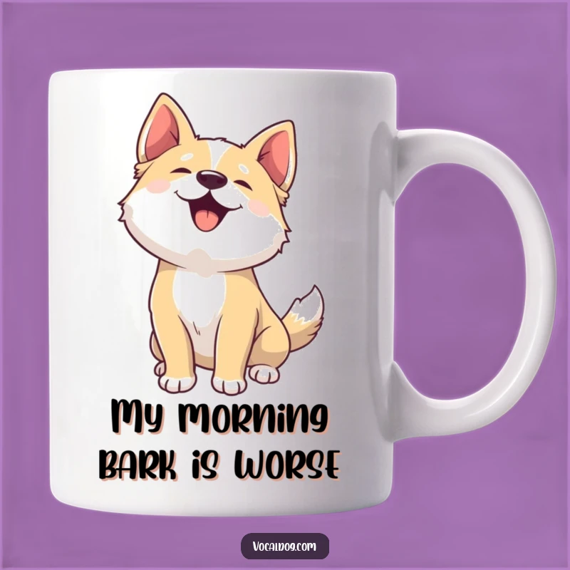 Funny Joyful Woof Dog Mug - Hilarious Canine Gift for Dog Lovers