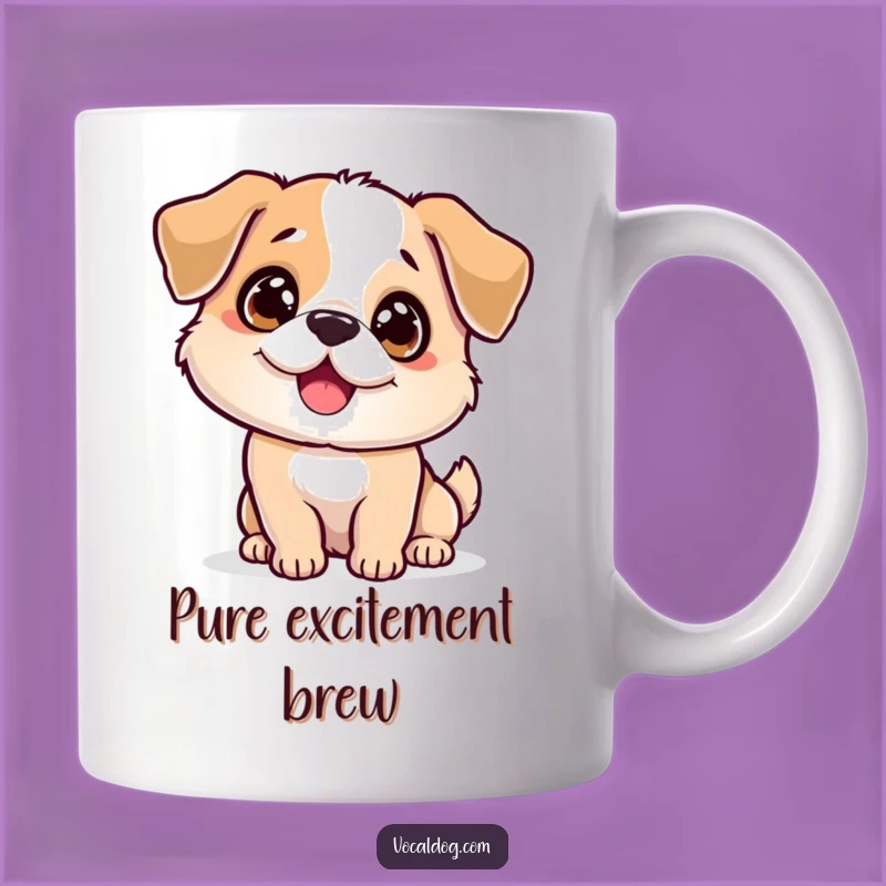 Funny Sparkling Dog Mug: Pure Joy in Every Sip, a Funny Gift!