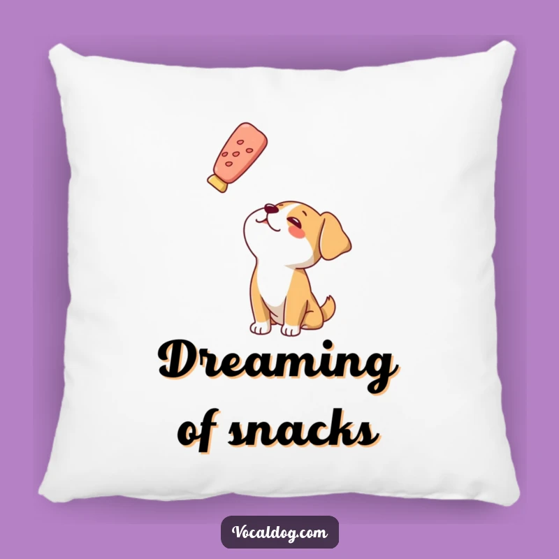Funny Dog Treat Pillow: Cuddle Up with Craving, Adorable Gift