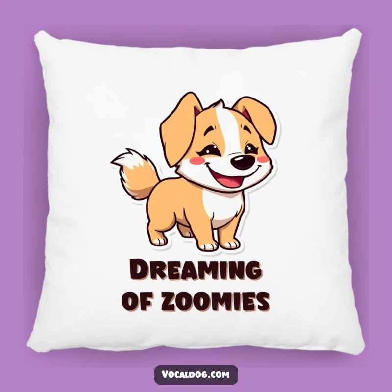 Funny Goofy Dog Pillow: Fast Tail Accent, Wonderful Funny Gift