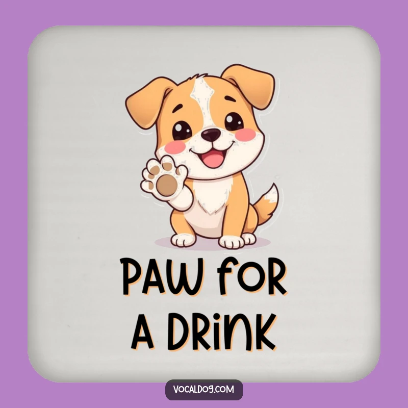 Funny Dog Paw Coasters: Protect Surfaces with High Fives, A Funny Gift
