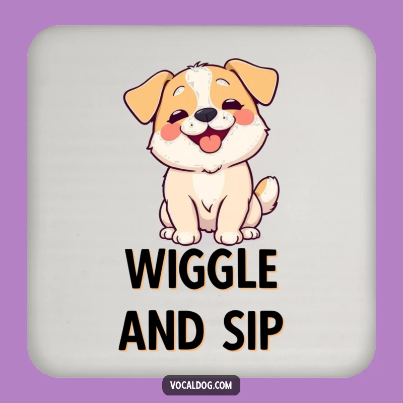 Funny Wiggling Dog Body Coasters - Protect Surfaces with Happy Wiggles