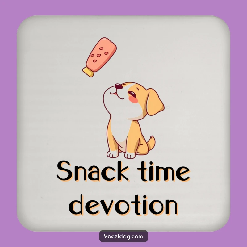 Funny Dog Treat Coasters: Protect Surfaces with Desire, Gift Set