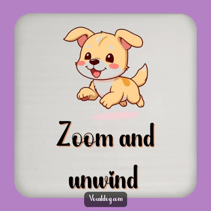 Funny Dog Wind Coasters: Protect Surfaces with Joy, Gift Set