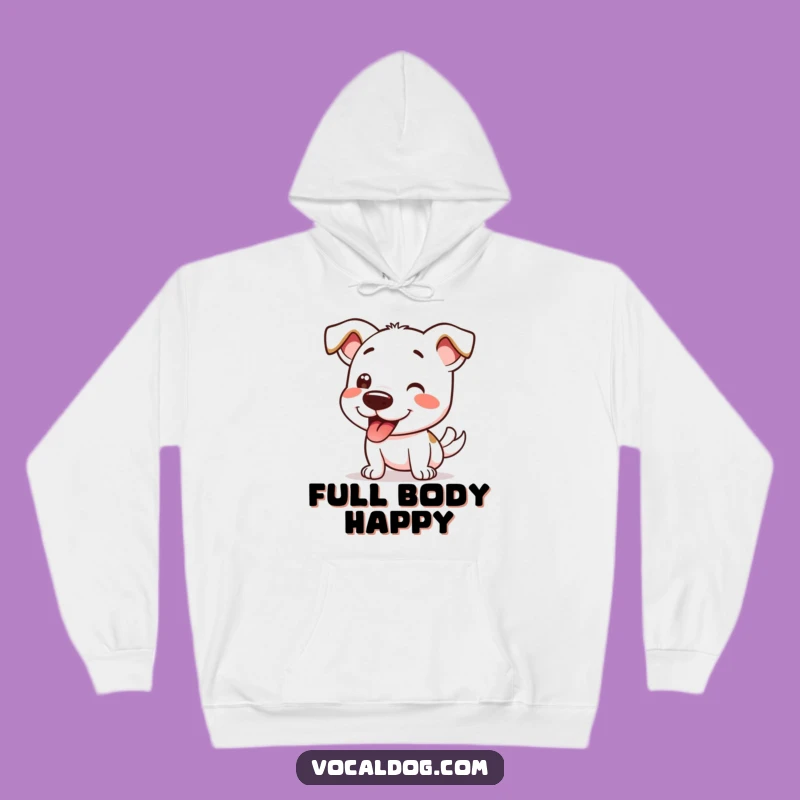 Funny Dog Wiggle Hoodie: Cozy Up with Pure Canine Bliss, Great Gift