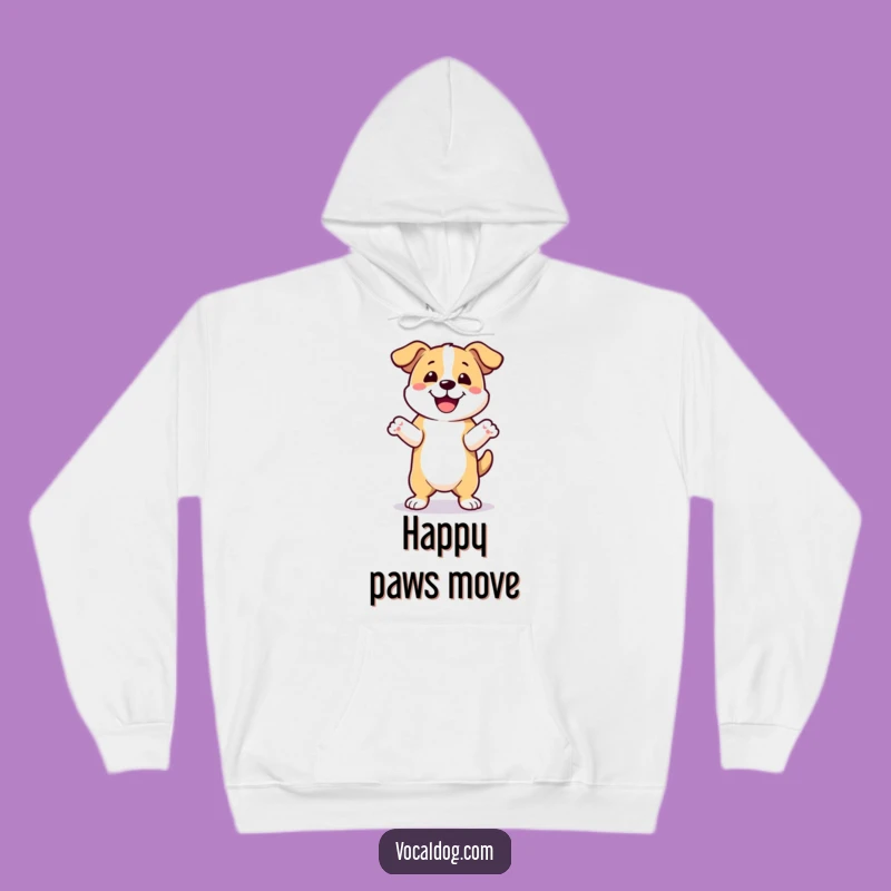 Cozy Funny Happy Dance Dog Hoodie: Dance in Comfort!