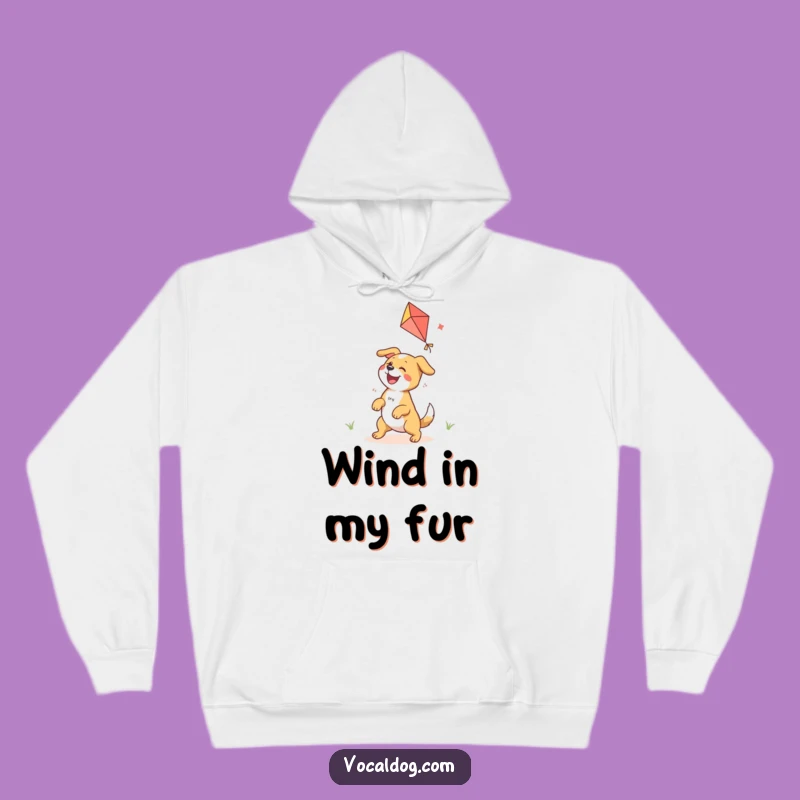 Funny Dog Kite Adventure Hoodie: Cozy Up with Playtime, Great Gift