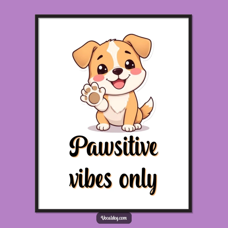 Free Printable Wall Art: Dog Paw Offer, Humorous Downloadable Decor
