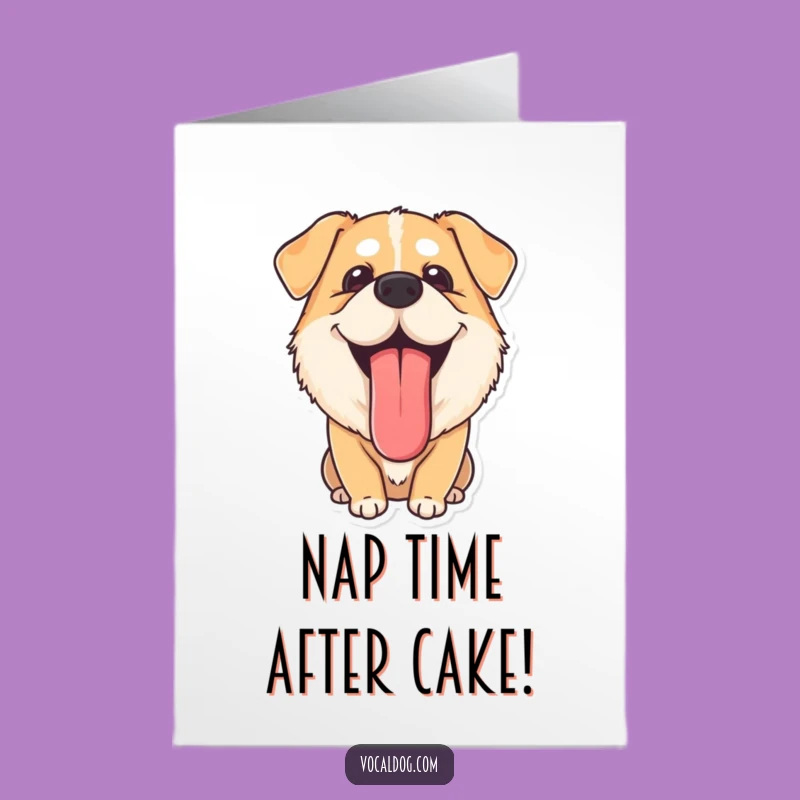Free Printable Birthday Card: Funny Content Dog, Downloadable & Print at Home Bliss