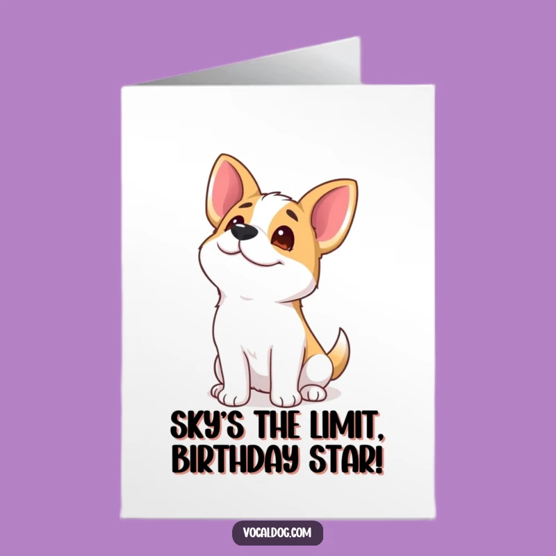 Free Printable Birthday Card: Goofy Dog Grin, Funny Downloadable Gift Greeting