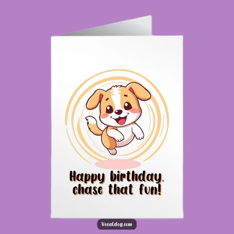 Free Printable Funny Birthday Card: Dizzy Dog Fun, Downloadable Party Gift