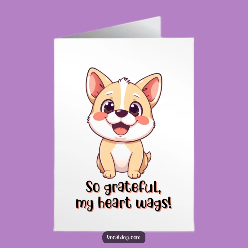 Free Printable Thank You Dog Card: Adorable Downloadable Greeting for Gratitude