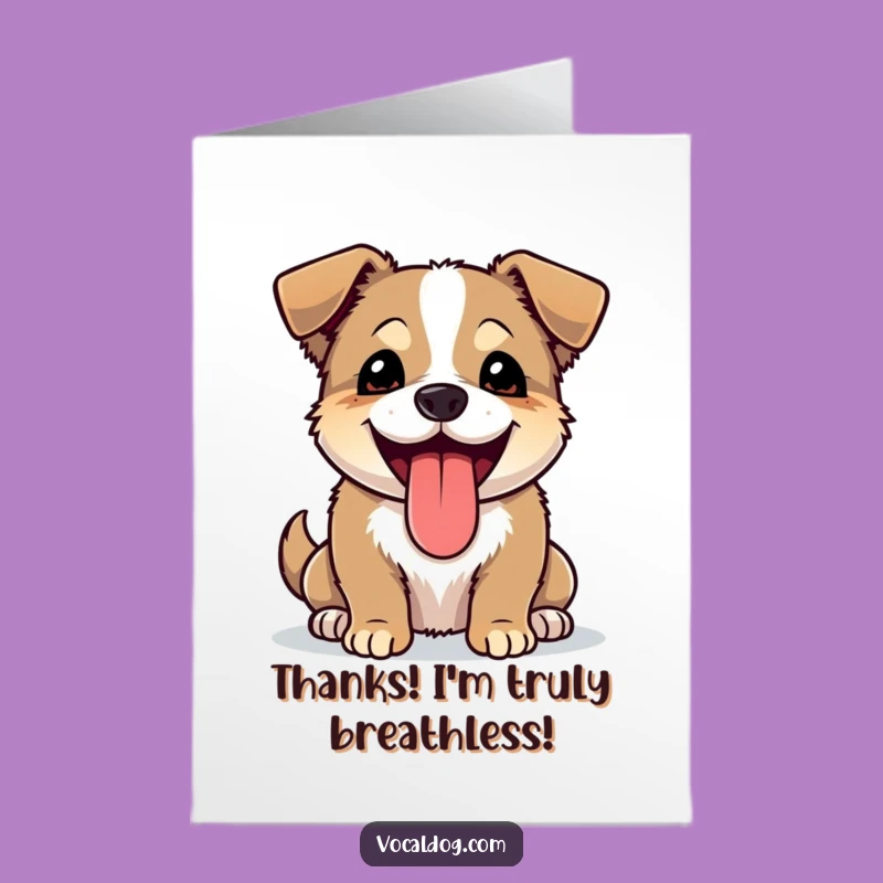 Free Printable Thank You Dog Card: Cute Downloadable Art for Overflowing Gratitude