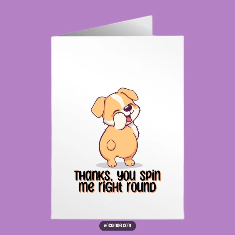 Thank You Dog Card Free Printable: Express Gratitude with Humorous Downloadable Gift