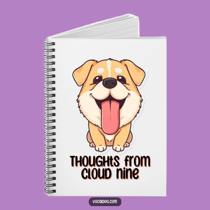 Funny Content Dog Tongue Notebook - Jot Down Thoughts with This Hilarious and Relaxed Journal