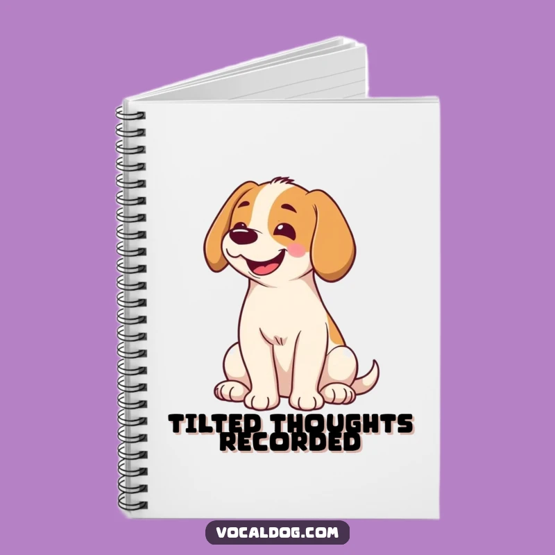 Funny Dog Head Tilt Notebook: Capture Ideas with a Smiling Pup's Gift