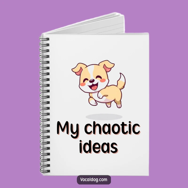 Funny Dog Tail Chase Notebook: Jot Down Ideas with Playful Pup Fun