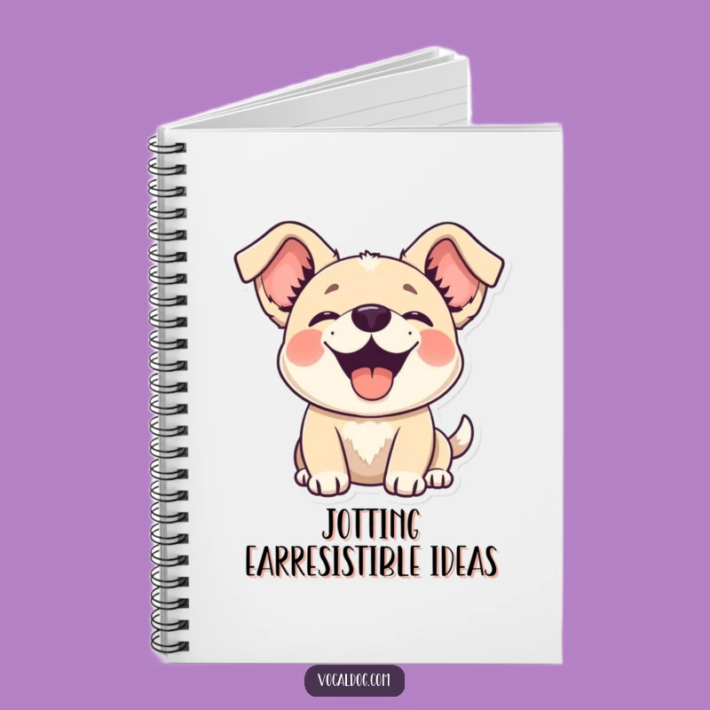 Funny Floppy Ears Dog Notebook - Joyful Journal for Pet Lovers Gift