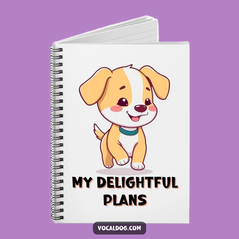 Funny Prancing Dog Notebook: Floppy Ears Journal, Perfect Funny Gift