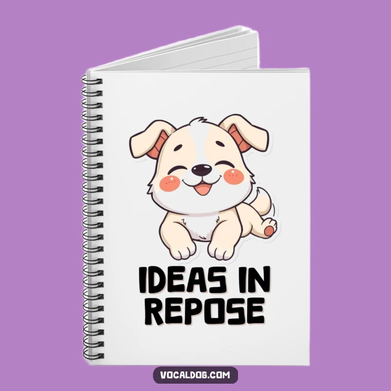 Funny Dog Notebook: Languid Stretch Bliss, Relaxed Notes, Great Gift