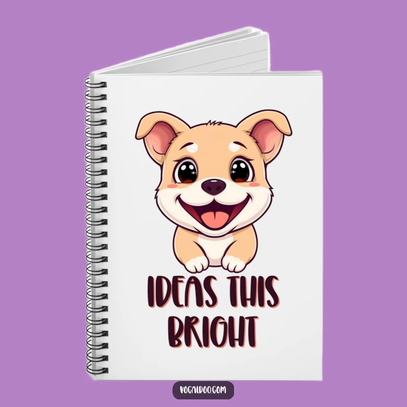 Funny Sparkling Eyes Dog Notebook: Jot Down Ideas with this Joyful Canine Companion Gift