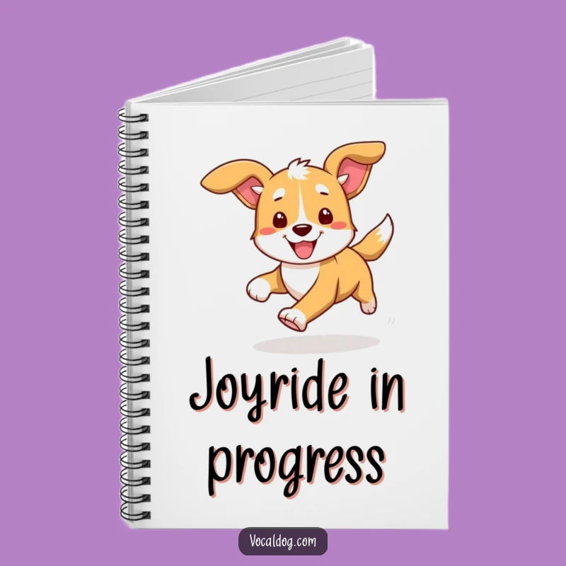 Keep your ideas flowing with this funny notebook featuring a dog running with ears flapping. Perfect for students, writers, and dreamers.