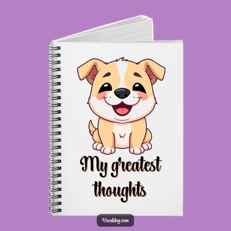 Funny Dog Kiss Notebook: Jot Down Ideas with Playful Slobbery Charm