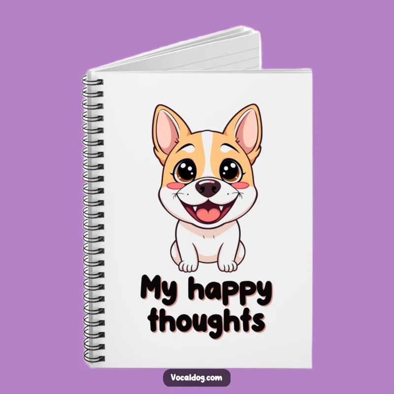 Funny Dog Grin Notebook: Sparkling Eyes, Jot Down Happy Ideas Gift