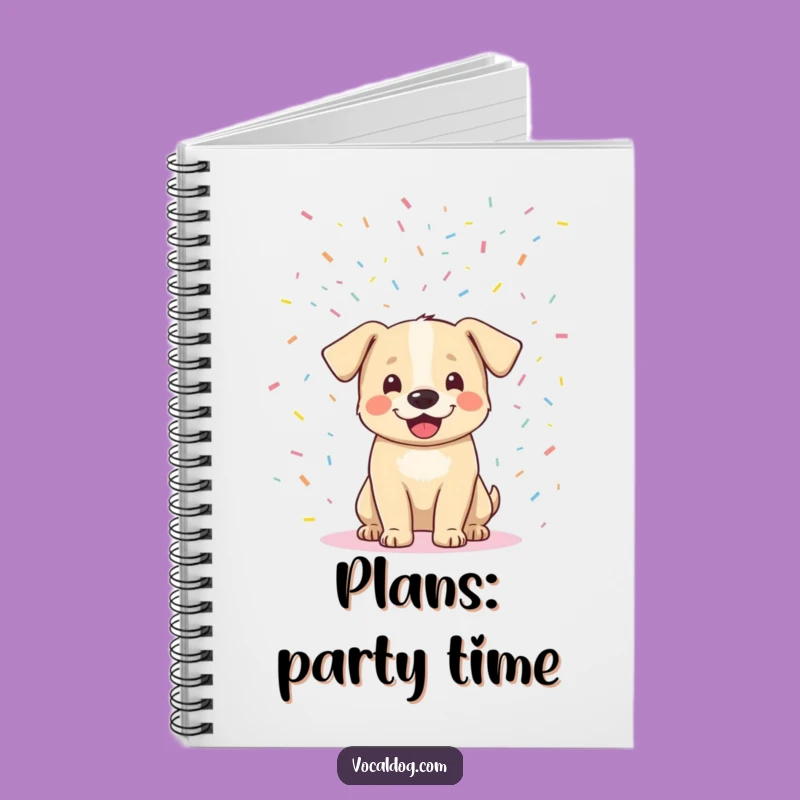 Funny Dog Confetti Notebook: Capture Party Ideas with this Funny Journal!