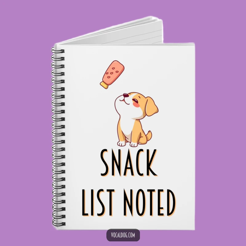 Funny Dog Treat Notebook: Jot Down Your Appetites, Perfect Gift
