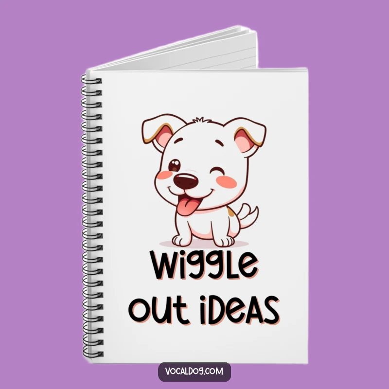 Funny Dog Wiggle Notebook: Jot Down Ideas with a Smile, Great Gift