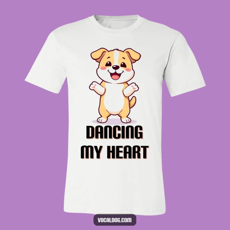 Funny Happy Dance Dog T-Shirt: Groove On with this Funny Tee!