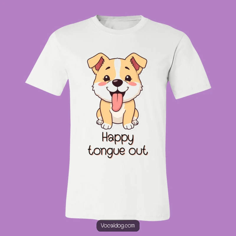 Funny Dog Panting T-Shirt: Show Off Your Happy Heat!