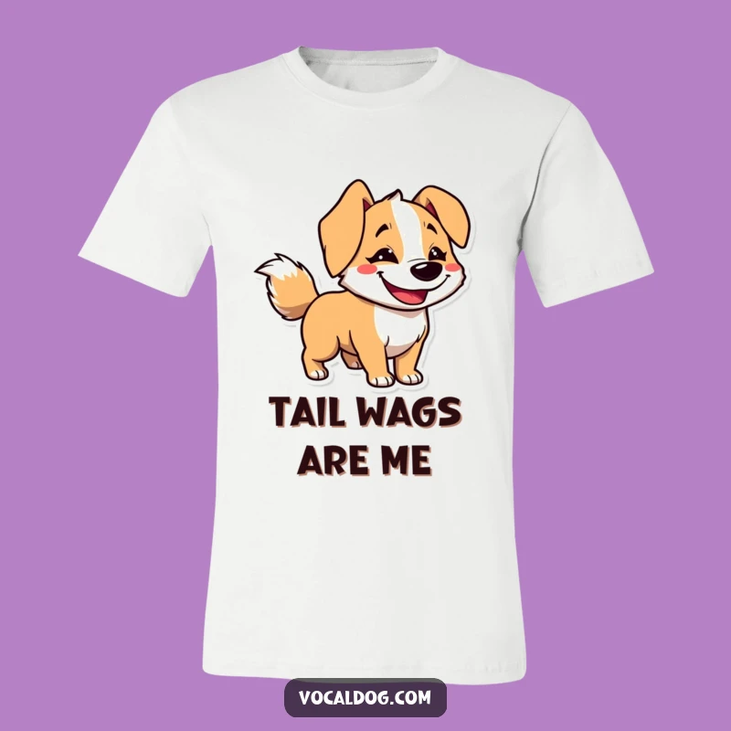 Funny Goofy Grin T-Shirt: Fast Wagging Tail Design, Ideal Funny Gift