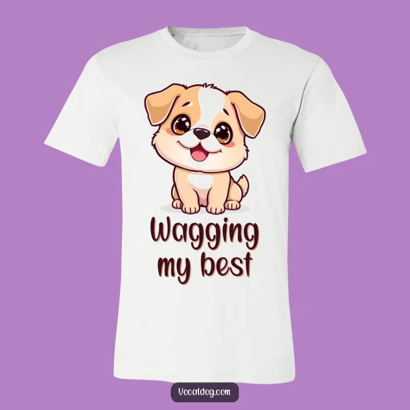 Funny Sparkling Dog T-Shirt: Wear the Wag with this Funny Tee!