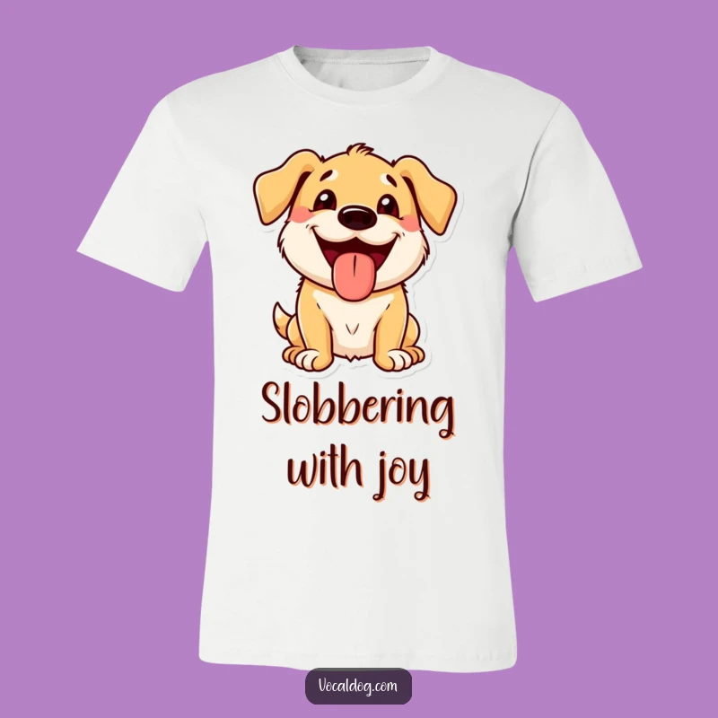 Funny Tongue Out Dog T-Shirt: Wear Your Grin with this Silly Pup Tee Gift