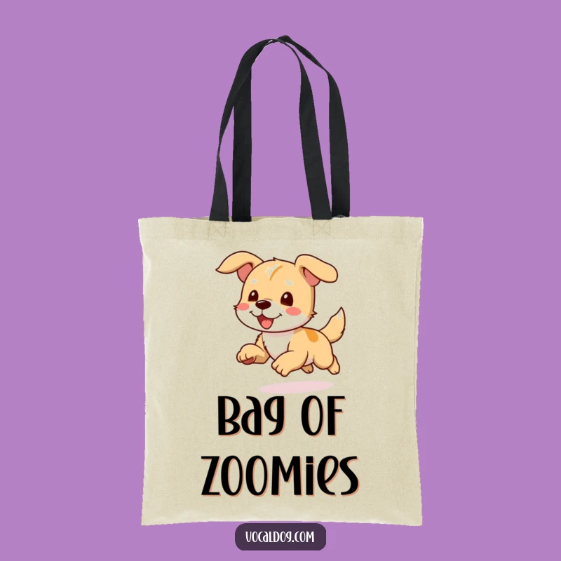 Funny Dog Wind Tote Bag: Carry Your Energy, Practical & Hilarious Gift