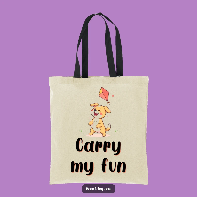 Funny Dog Kite Tote Bag: Carry Your Fun, Practical & Hilarious Gift